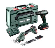 Metabo BS 18 + SGS 18 LTX Q Akku Maschinen Set - Combo Set